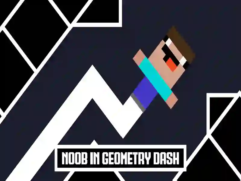 Spill Noob i geometri dash online