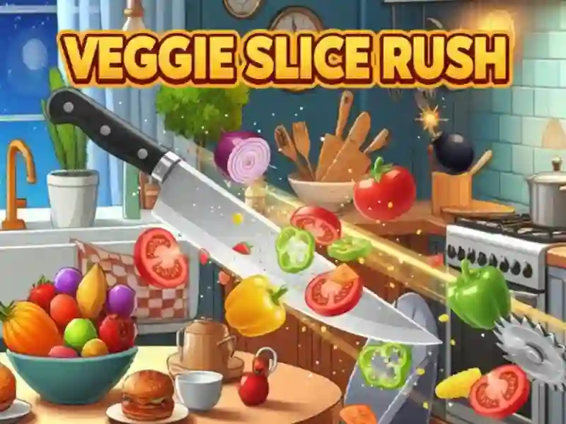 Spill Veggie Slice Rush online