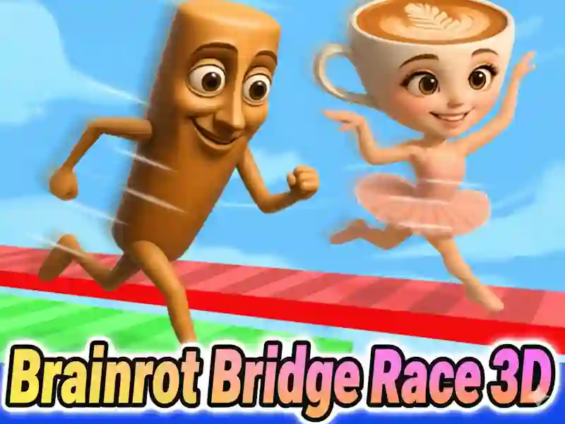 Spill Brainrot Bridge Race 3D online