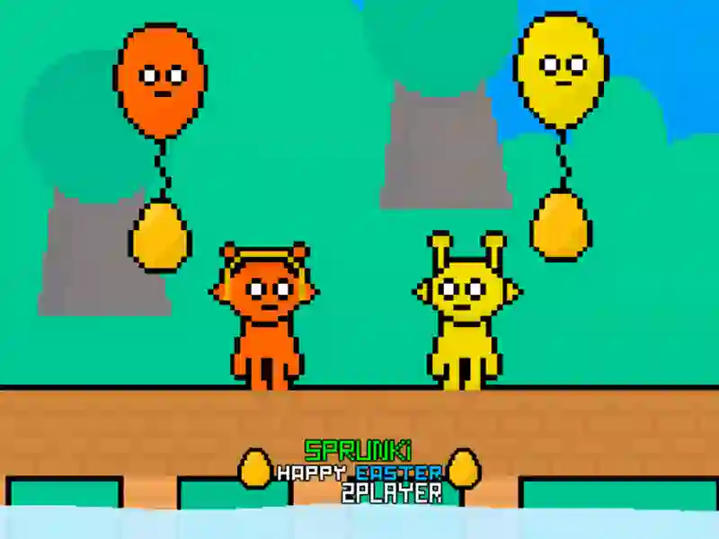 Spill Sprunki Happy Easter 2Player online Spill Sprunki Happy Easter 2Player online