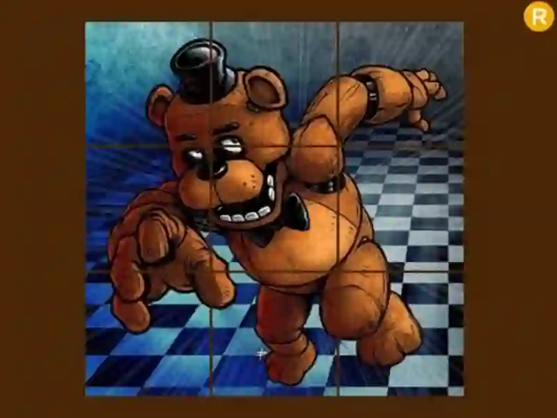 Spill Fnaf Freddy skyve puslespill online