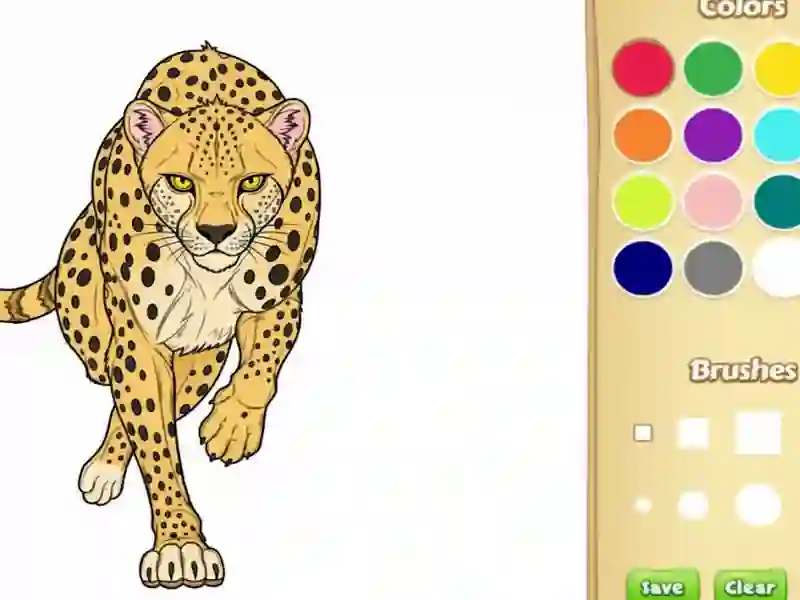 Spill Wild Animals Coloring Book online