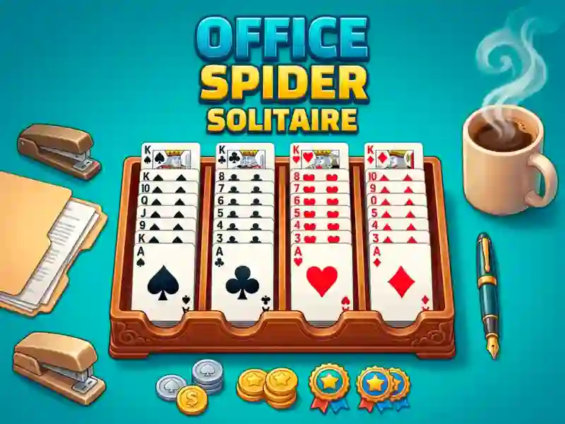 Spill Office Spider Solitaire online