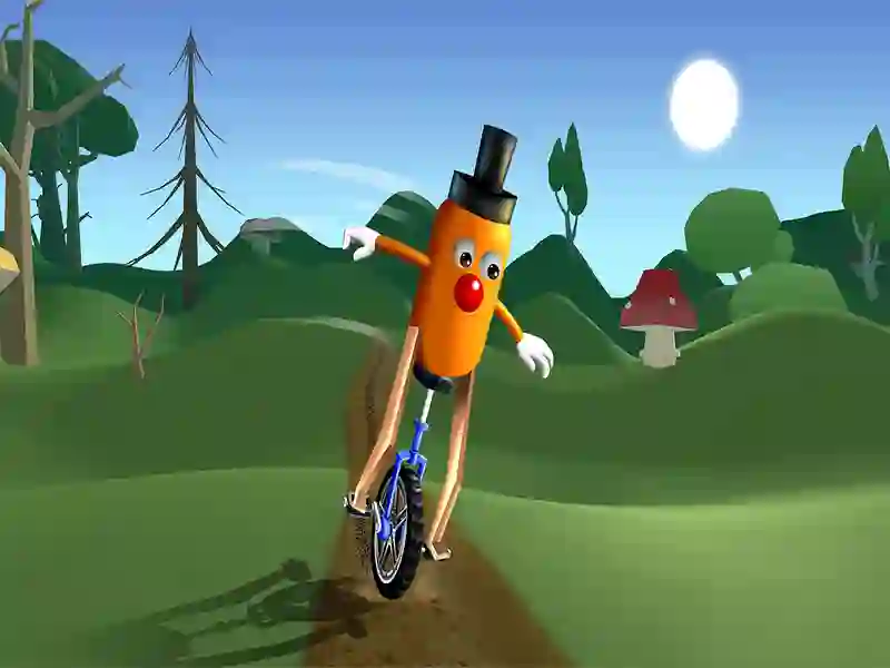Spill Unicycle Balance 3D online