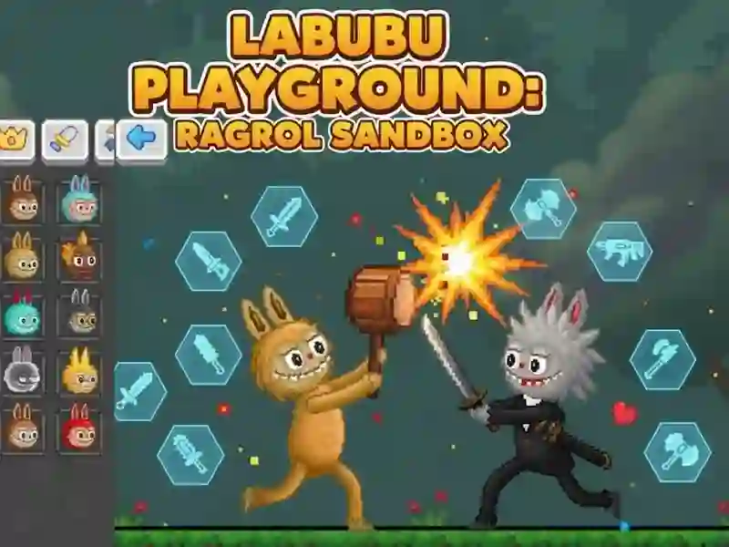 Spill Labubu Playground: Ragdoll Sandbox online