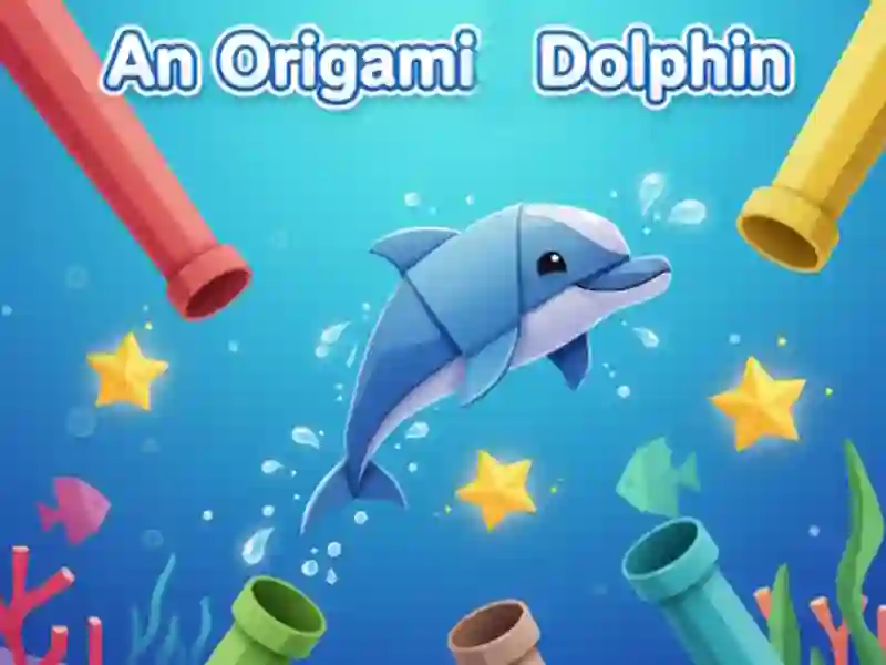 Spill En origami delfin online