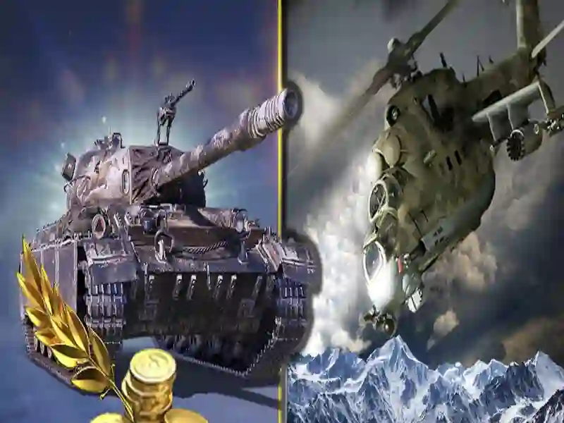 Spill Krigsstrategi. Stridsvogner og helikoptre online