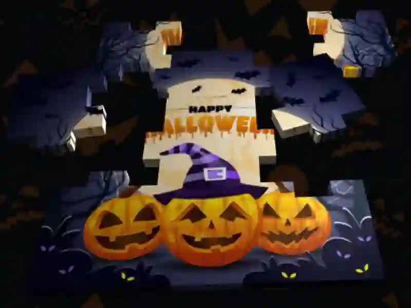 Spill 3D Halloween-stikksag online Spill 3D Halloween-stikksag online