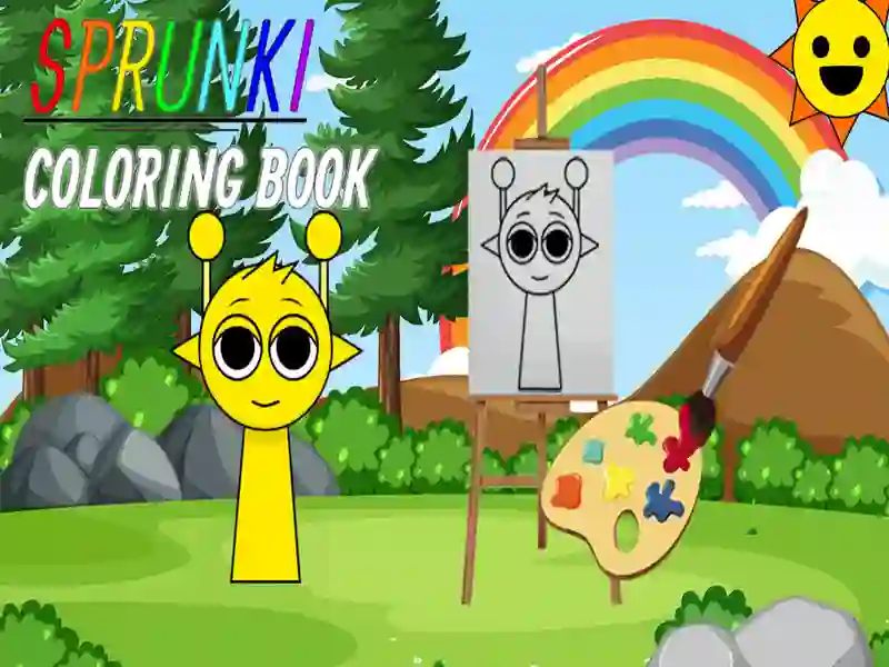 Spill Sprunki Coloring Book online