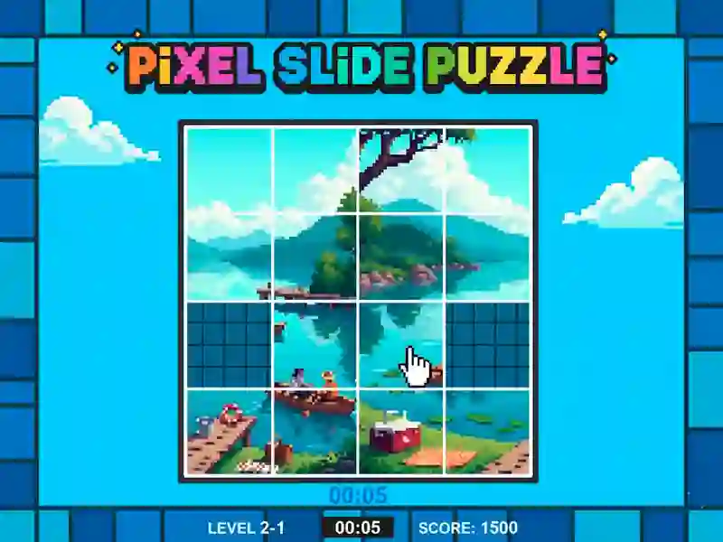 Spill Pixel Slide Puzzle online