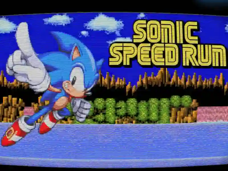Spill Sonic Speed Run online