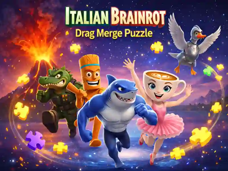 Spill Italian Brainrot Drag Merge Puzzle online