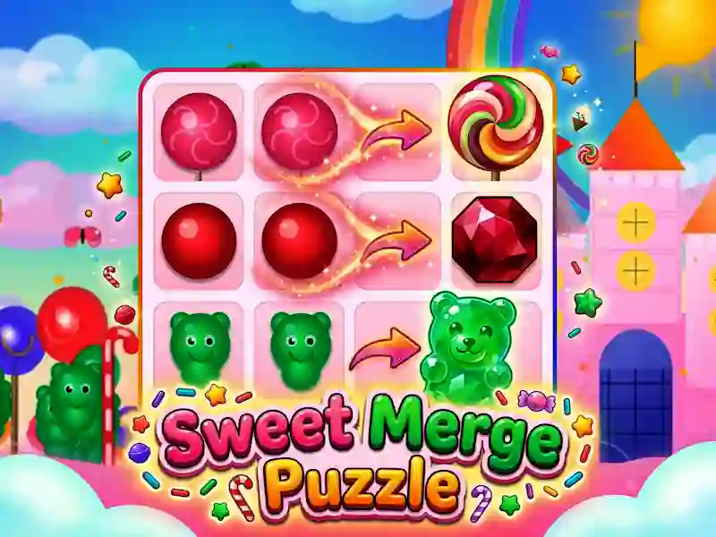 Spill Sweet Merge Puzzle online