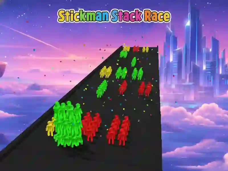 Spill Stickman Stack Race online