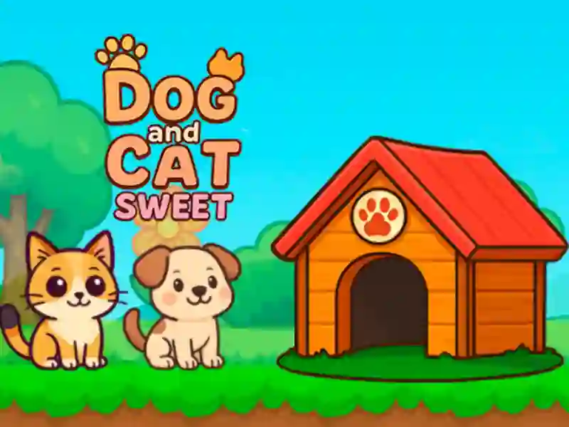 Spill Hund og katt søt online Spill Hund og katt søt online