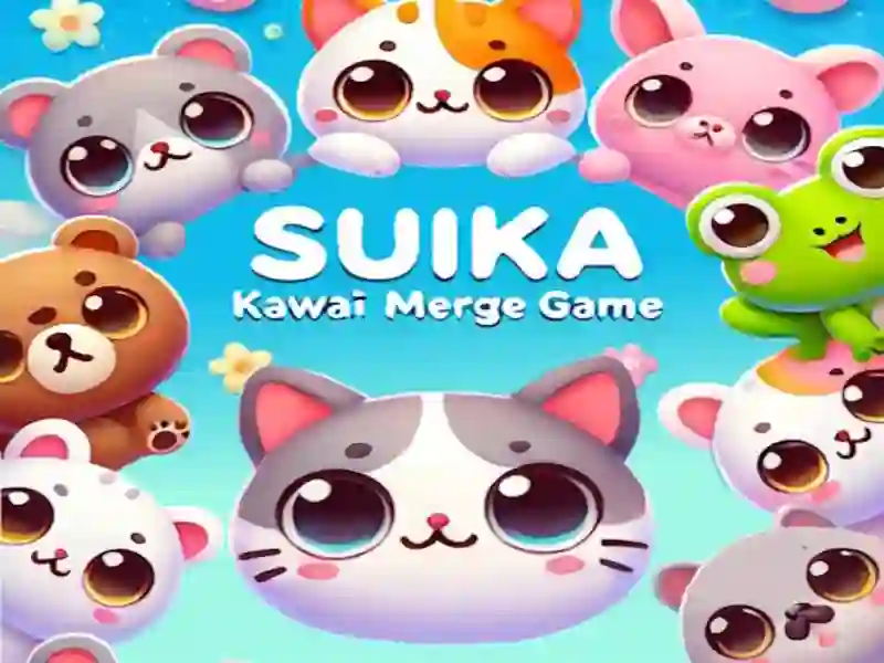 Spill Suika Kawaii Merge Game online