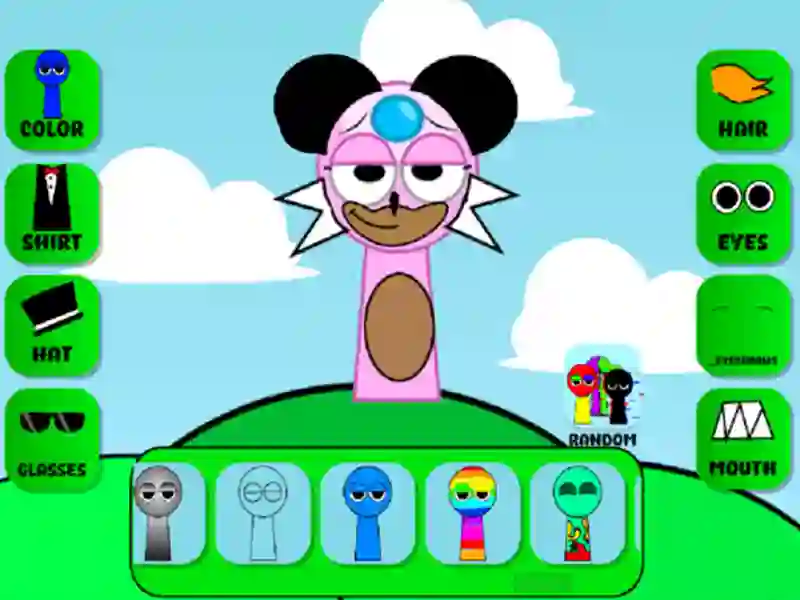 Spill Sprunki Character Maker OC online