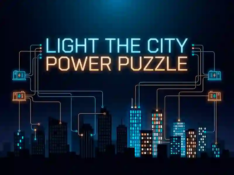 Spill Light the City Power Puzzle online