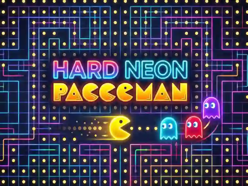 Spill Hard neon paccoman online