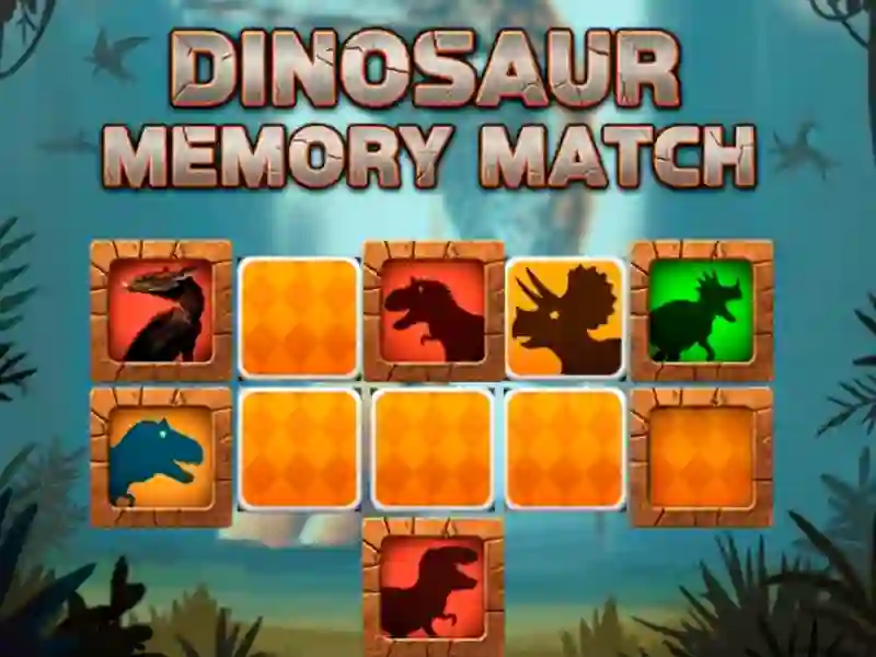 Spill Dinosaur Memory Match online