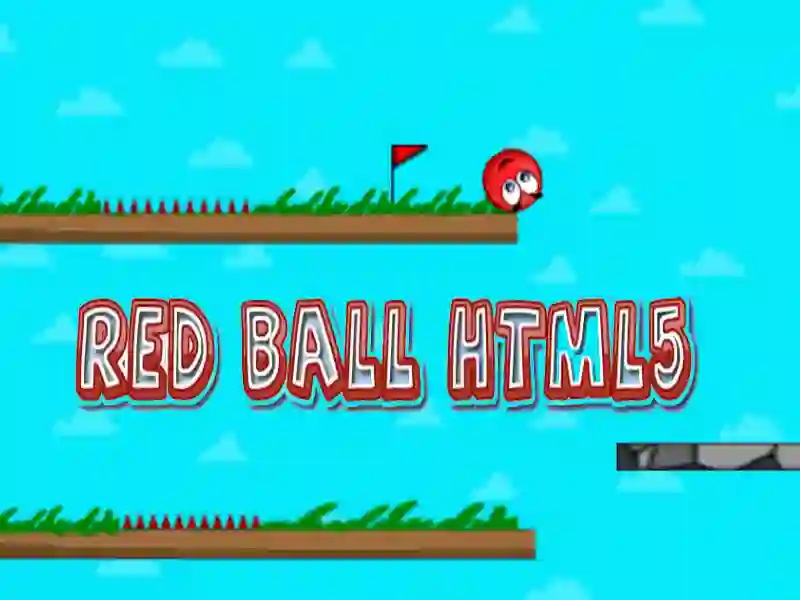 Spill Rød ball HTML5 online