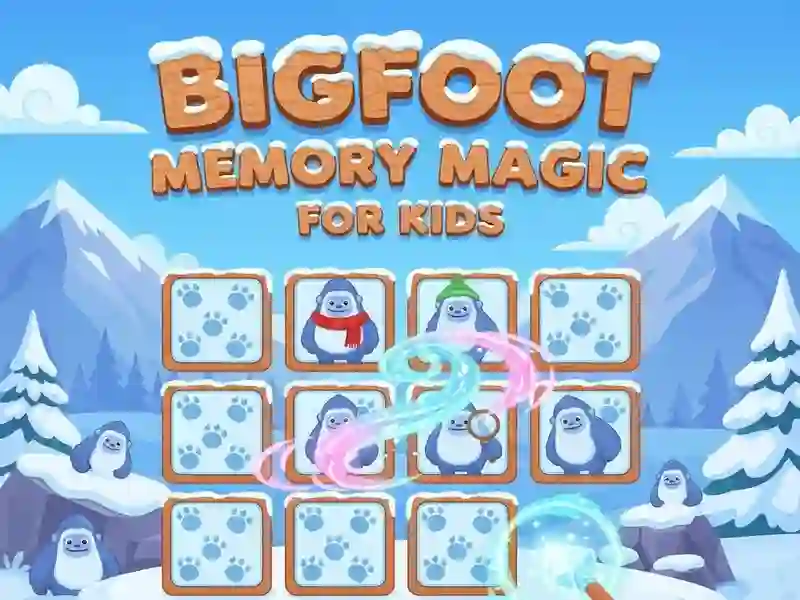 Spill Bigfoot Memory Magic For Kids online