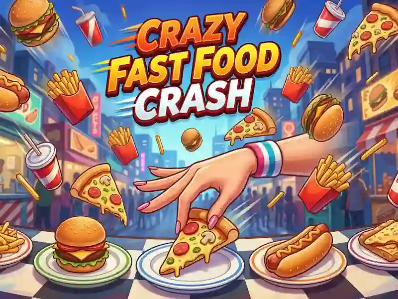 Spill Crazy Fast Food Crash online