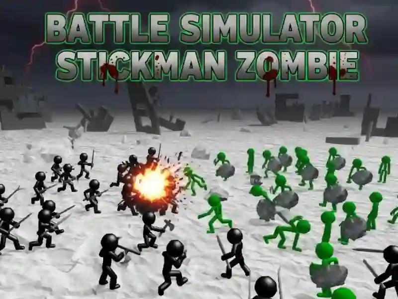 Spill Battle Simulator Stickman Zombie online