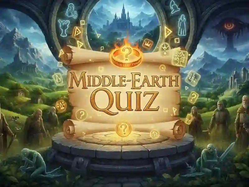Spill Middle Earth Quiz online
