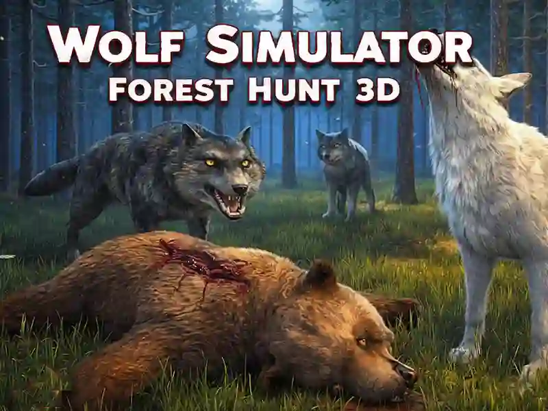 Spill Wolf Simulator Forest Hunt 3D online