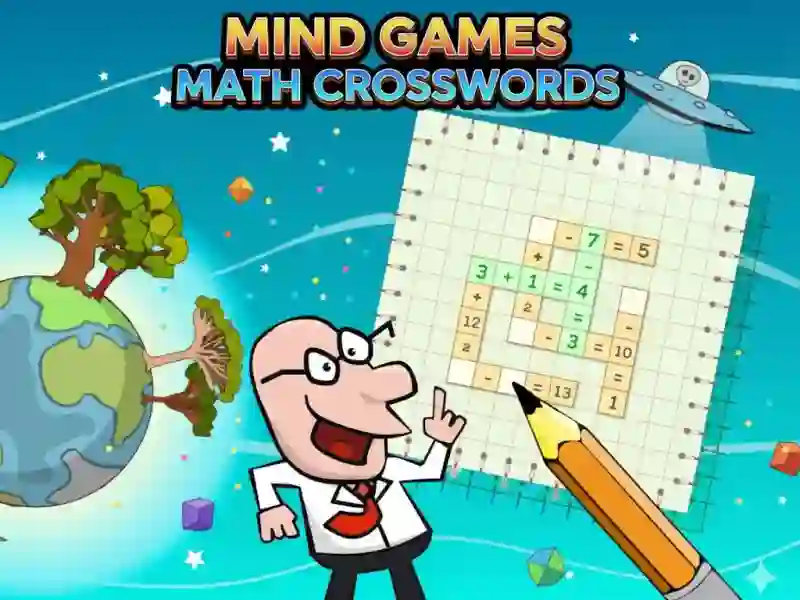 Spill Tankespill Math Crosswords online