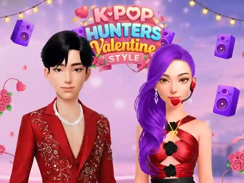 Spill K-Pop Hunters Valentine Style online