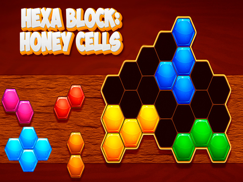 Spill Hexa-blokkering: honningceller online