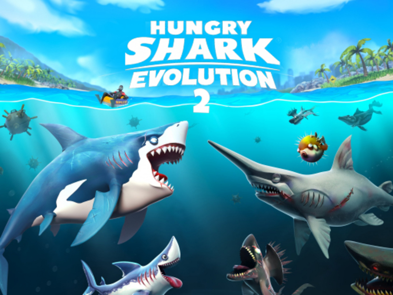 Spill Sulten hai evolusjon 2 online