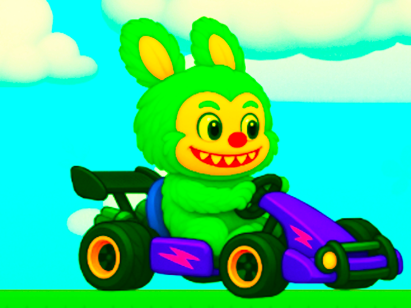 Spill Labubu Gokart online