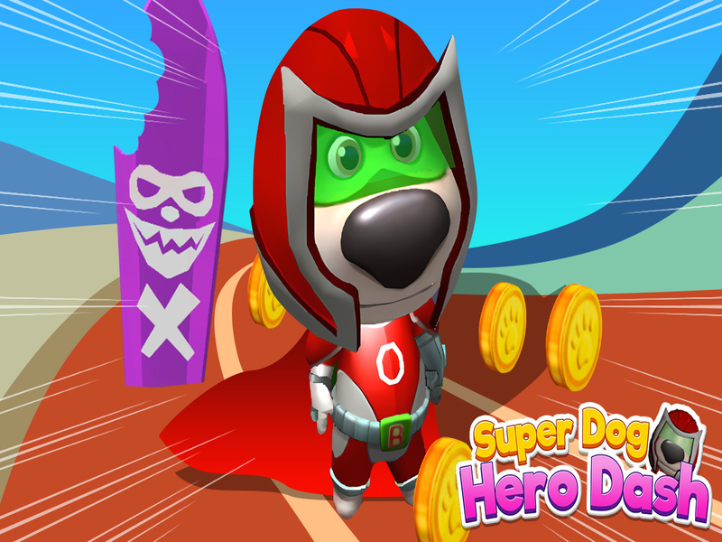 Spill Super Dog Hero Dash online