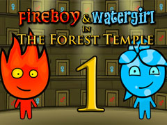 Spill Fireboy og Watergirl 1: Skogtempelet online