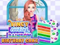 Spill Vincy Lager Regnbuebursdagskake online