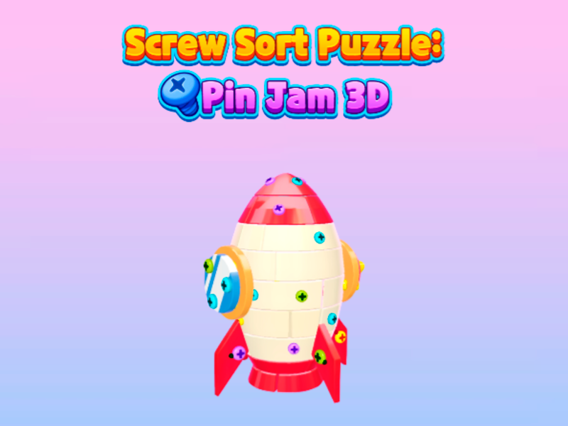 Spill Skruesortering: Pin syltetøy 3D online