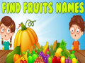 Spill Finn fruktnavnene online