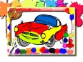 Spill Fargebok Racing Biler online