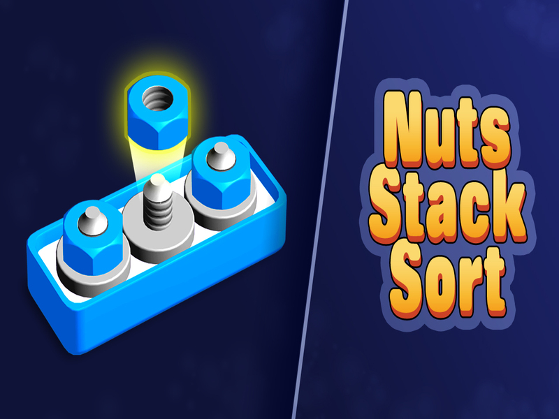 Spill Nøtter stack sortering: nøtter og bolter online