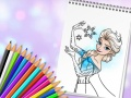 Spill Fantastisk prinsesse fargebok online