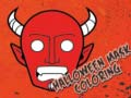 Spill Halloween Maske Fargebok online