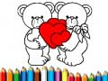 Spill Gledelig Valentinsdag Fargelegging online