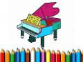 Spill Tilbake til skolen: Piano fargebok online