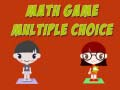 Spill Matematikkspill med Flervalg online