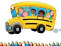 Spill Fargebok Skolebuss online