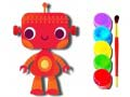 Spill Tilbake til skolen: Robot Fargebok online
