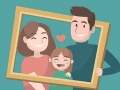 Spill Lykkelig Familiepuzzle online